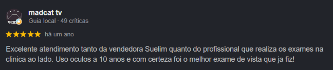Avaliação de cliente da Zyon no Google — 2